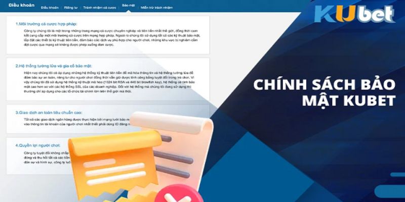 Chính sách bảo mật nhà cái Kubet11 bảo vệ thông tin cá nhân 2 Chính sách của Kubet11 về vấn đề nạp rút tiền