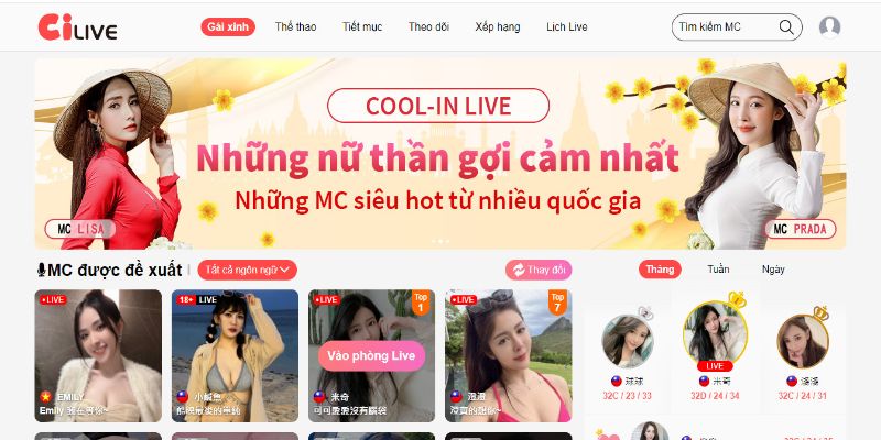 Cool in live Kubet11- Nơi gặp gỡ thần tượng gợi cảm của bạn 1 Chức năng Cool in live Kubet11