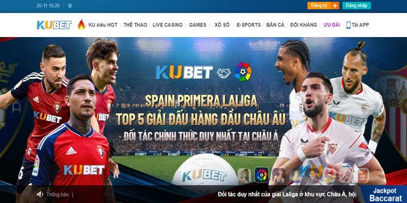 Kubet11 là gì? Vì sao nhà cái này được game thủ yêu thích 2 Giao diện website Kubet11 đẹp mắt